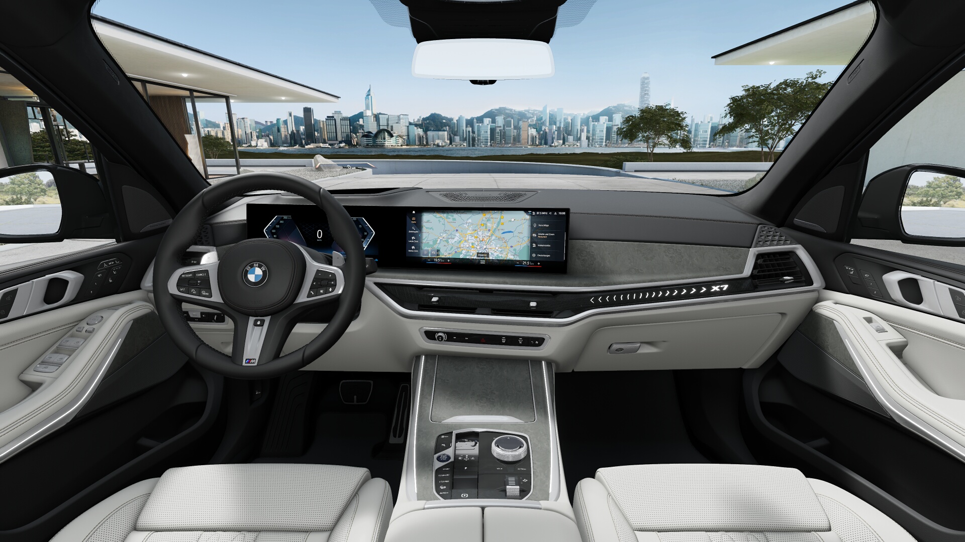 BMW X7 40d xDrive Msport | FACELIFT | SKLADEM | nové české auto ihned k předání | nejoblíbenější velké SUV s naftovým motorem 340 koní | černá s bílou kůží | super výbava | skvělá cena | nákup online | AUTOiBUY.com
